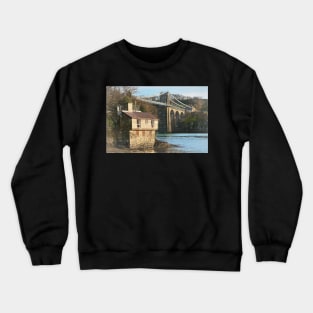 The Menai Suspension Bridge Crewneck Sweatshirt